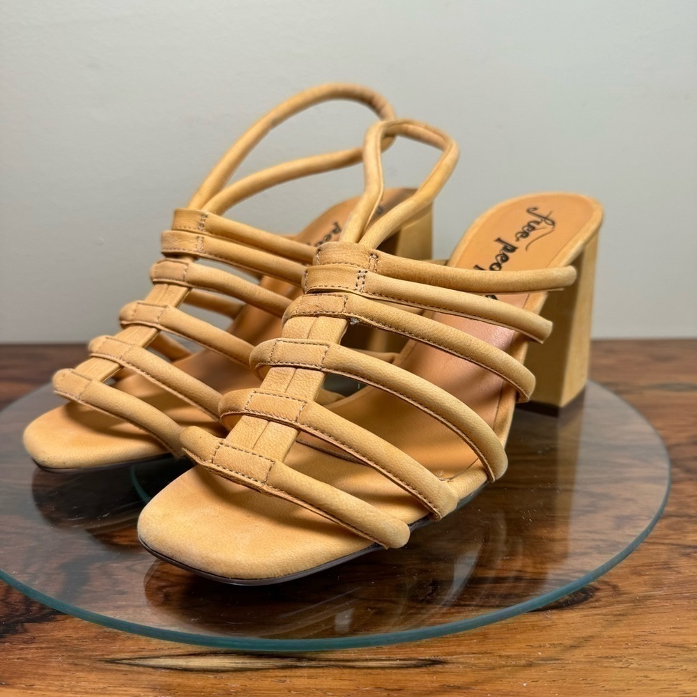 Free People Women’s Colette Sandal hot orange size 39 /9 - Picture 9 of 15